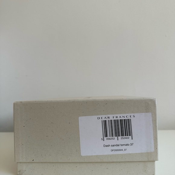 Dear Frances tomato red dash sandals strappy heels - Picture 9 of 9